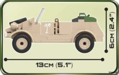 2402 Cobi Bouw Sets VW Kübelwagen Type 82 -Speelgoed Kortingen CO2402 2