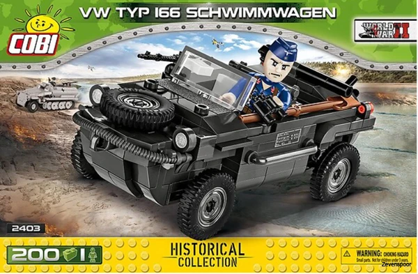 2403 Cobi Bouw Sets VW Typ 166 Schwimmwagen 1 2403 Cobi Bouw Sets VW Typ 166 Schwimmwagen