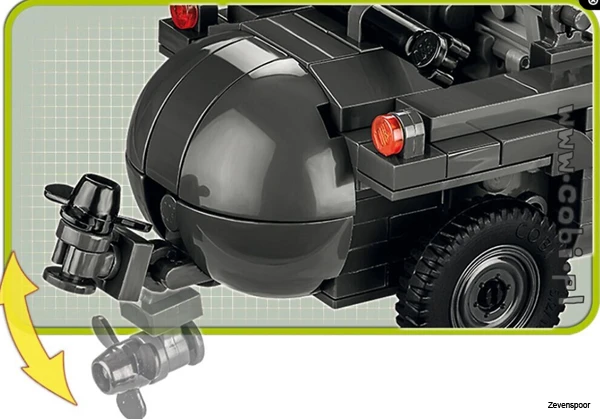 2403 Cobi Bouw Sets VW Typ 166 Schwimmwagen 5 2403 Cobi Bouw Sets VW Typ 166 Schwimmwagen - Afbeelding 5