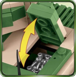 2508A Cobi Bouw Sets Cobi Small Army WW2 2508 – Panzer IV Ausf -Speelgoed Kortingen CO2508A 8