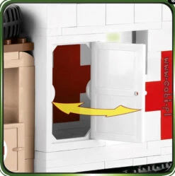 2518 Cobi Bouw Sets Ford V3000S Maultier Ambulance -Speelgoed Kortingen CO2518 6