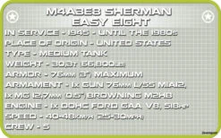 2705 Cobi Bouw Sets M4A3E8 Sherman -Speelgoed Kortingen CO2705 5