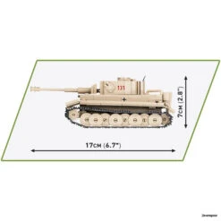 2710 Cobi PzKpfw VI Tiger 131 -Speelgoed Kortingen CO2710 4