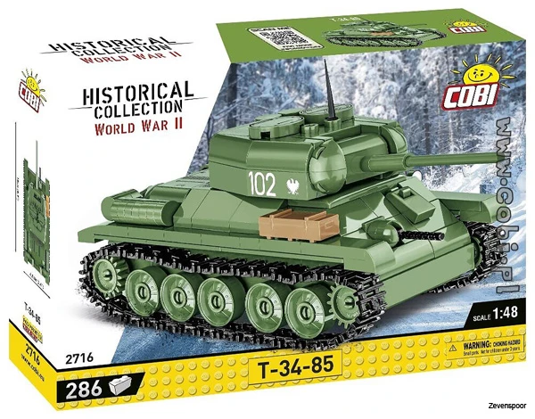 2716 Cobi WWII T-34-85 2 2716 Cobi WWII T-34-85 - Afbeelding 2