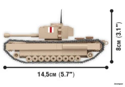 3064 Cobi Bouw Sets Churchill I Tank / 1:48 Schaal -Speelgoed Kortingen CO3064 5