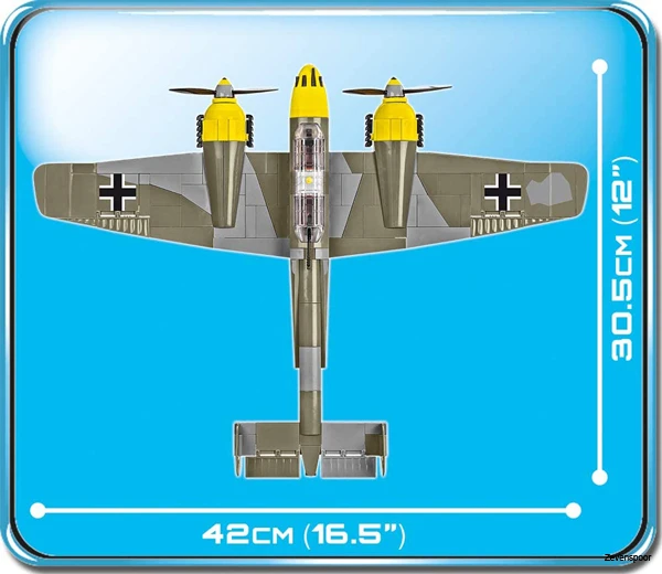 5716 Cobi Bouw Sets Messerschmitt BF110B 4 5716 Cobi Bouw Sets Messerschmitt BF110B - Afbeelding 4