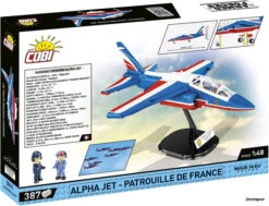 5841 Cobi Bouw Sets Armed Forces 5841 Alpha Jet Patrouille De France 5841 -Speelgoed Kortingen CO5841 2