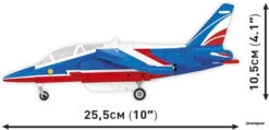 5841 Cobi Bouw Sets Armed Forces 5841 Alpha Jet Patrouille De France 5841 -Speelgoed Kortingen CO5841 4