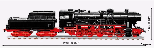 6282 Cobi Bouw Sets DRB Class 52 Steam Locomotive 4 6282 Cobi Bouw Sets DRB Class 52 Steam Locomotive - Afbeelding 4