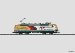 37542 Marklin Snelle Multifunctionele Locomotief Serie 120.1 Van De Deutsche Bahn AG (DBAG). Reclame-uitvoering “175 Jahre Eisenbahn In Deutschland