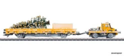 39442 Marklin GDB-AG Zweiwege-Unimog Typ 1650 Weihnachtsbaum-Transport Kerst Kerstlocomotief “Kerstboomtransport”