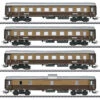 40360 Marklin Italian “Tin-Plate” Express Train Passenger Car Set