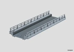 74618 Marklin Rampenstück Ger. 180 Mm