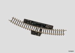 8529 Marklin Schaltgleis R195 Mm, 30 Gr.
