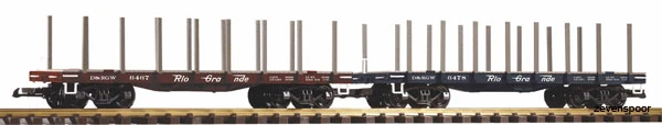 38778 Piko G-Flachwg. 2er Set D&RGW Mit Rungen 1 38778 Piko G-Flachwg. 2er Set D&RGW Mit Rungen