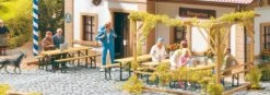 62282 Piko 3 Bänke & 3 Biergrten-Garnitren